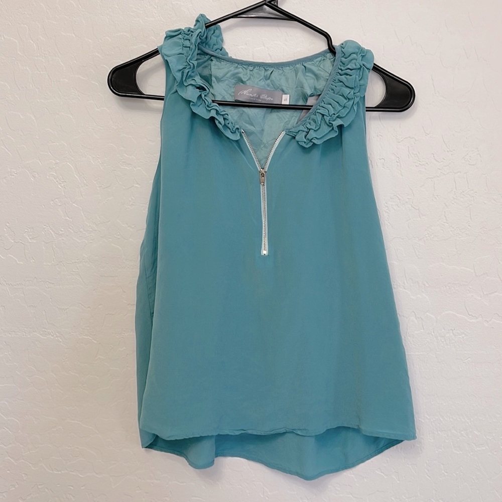 Hunter Dixon New York - Women’s Small Teal Tank Top Blouse